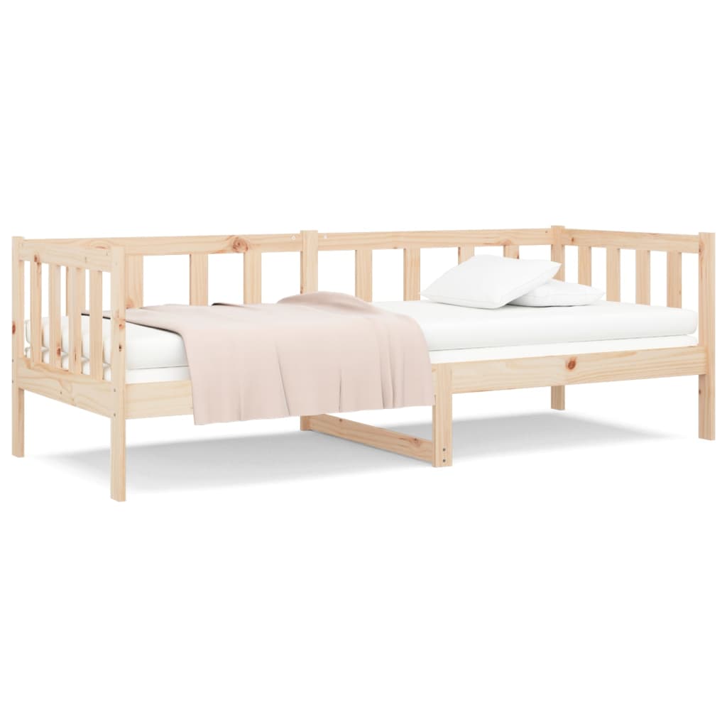 NNEVL Day Bed 92x187 cm Single Size Solid Wood Pine