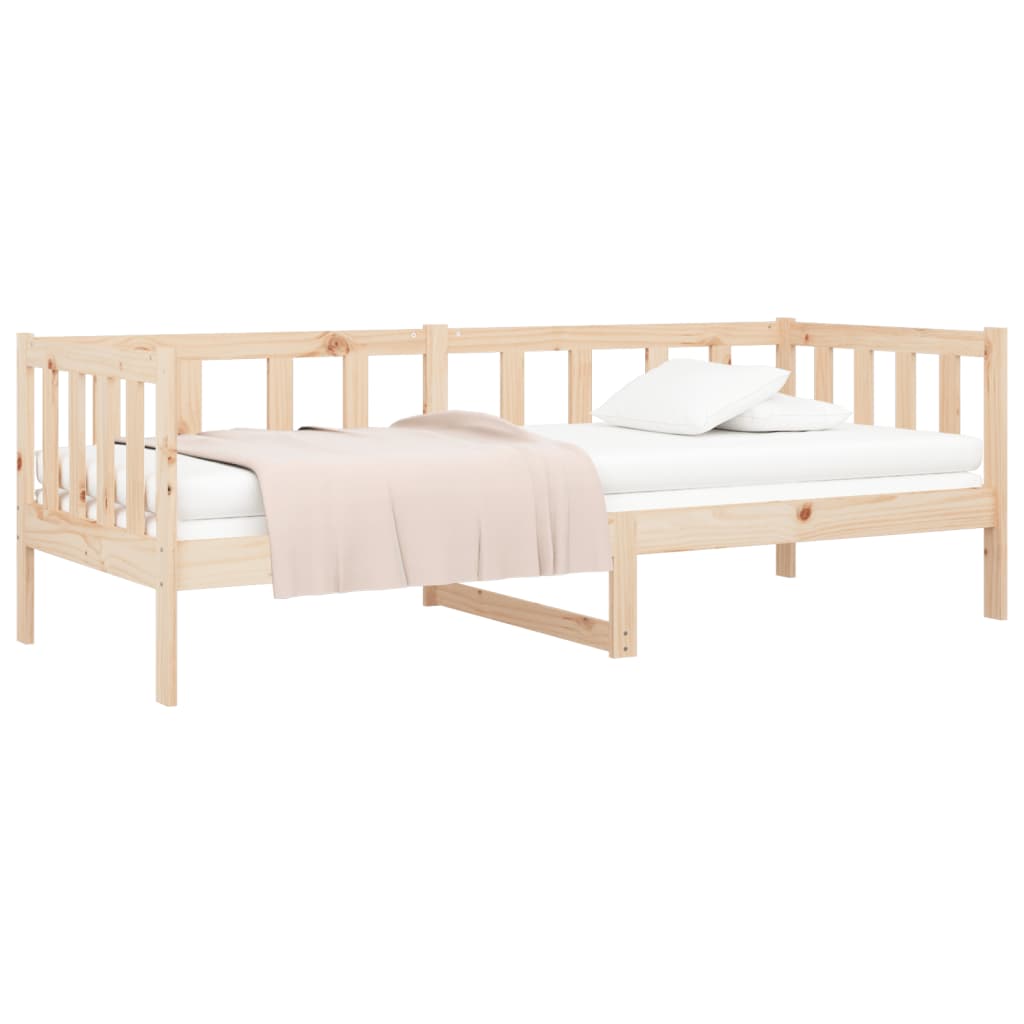 NNEVL Day Bed 92x187 cm Single Size Solid Wood Pine