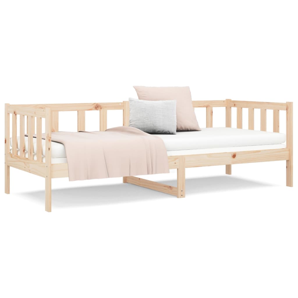 NNEVL Day Bed 92x187 cm Single Size Solid Wood Pine