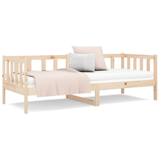 NNEVL Day Bed 92x187 cm Single Size Solid Wood Pine