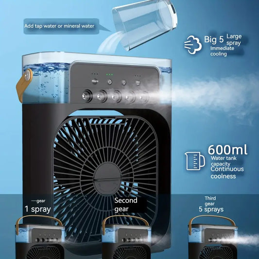 Portable Humidifier Fan AIr Conditioner Household Small Air Cooler